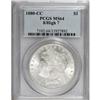 Image 1 : 1880-CC $1 8 Over High 7 MS64 PCGS