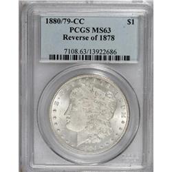 1880/79-CC $1 Reverse of 1878 MS63 PCGS
