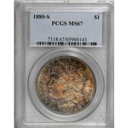 1880-S $1 MS67 PCGS