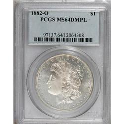 1882-O $1 MS64 Deep Mirror Prooflike PCGS