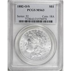 1882-O/S $1 MS63 PCGS