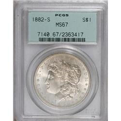 1882-S $1 MS67 PCGS