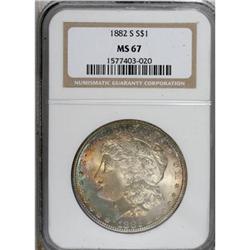 1882-S $1 MS67 NGC
