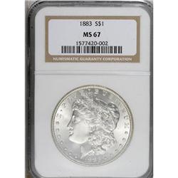 1883 $1 MS67 NGC