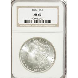 1883 $1 MS67 NGC
