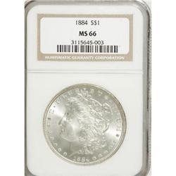 1884 $1 MS66 NGC