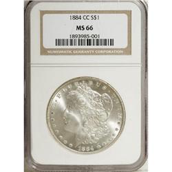 1884-CC $1 MS66 NGC