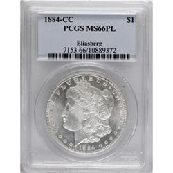 1884-CC $1 MS66 Prooflike PCGS