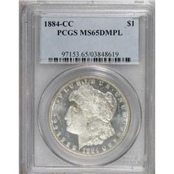1884-CC $1 MS65 Deep Mirror Prooflike PCGS