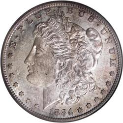 1884-S $1 MS60 NGC