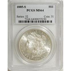 1885-S $1 MS64 PCGS