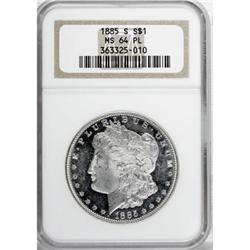 1885-S $1 MS64 Prooflike NGC