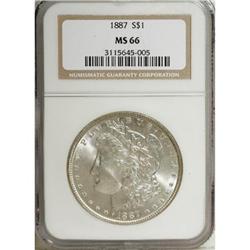 1887 $1 MS66 NGC