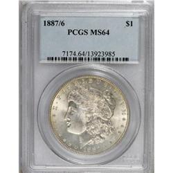 1887/6 $1 MS64 PCGS