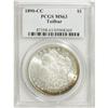 Image 3 : 1890-CC $1 Tail Bar MS63 PCGS