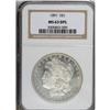 Image 1 : 1891 $1 MS63 Deep Mirror Prooflike NGC