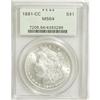 Image 1 : 1891-CC $1 MS64 PCGS