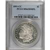 Image 1 : 1891-CC $1 MS63 Deep Mirror Prooflike PCGS