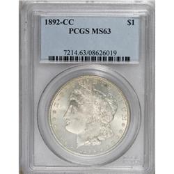 1892-CC $1 MS63 PCGS