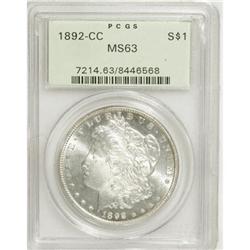 1892-CC $1 MS63 PCGS
