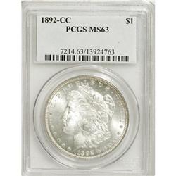 1892-CC $1 MS63 PCGS