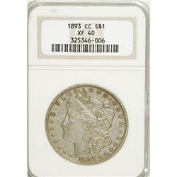 1893-CC $1 XF40 NGC