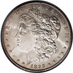 1893-CC $1 MS64 PCGS