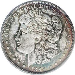 1894 $1 AU50 PCGS