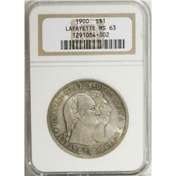 1900 $1 Lafayette Dollar MS63 NGC