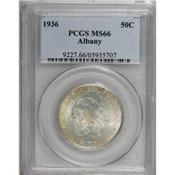 1936 50C Albany MS66 PCGS