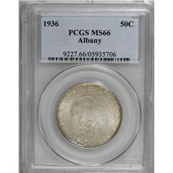 1936 50C Albany MS66 PCGS
