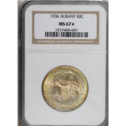 1936 50C Albany MS67 NGC