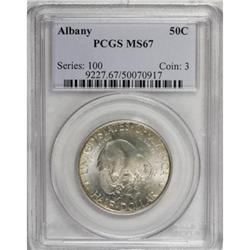 1936 50C Albany MS67 PCGS