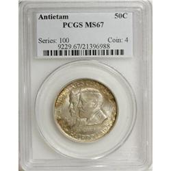 1937 50C Antietam MS67 PCGS