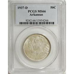 1937-D 50C Arkansas MS66 PCGS