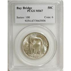 1936-S 50C Bay Bridge MS67 PCGS