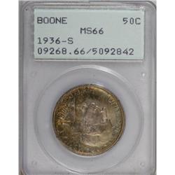1936-S 50C Boone MS66 PCGS