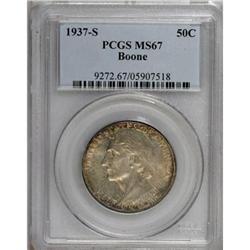 1937-S 50C Boone MS67 PCGS