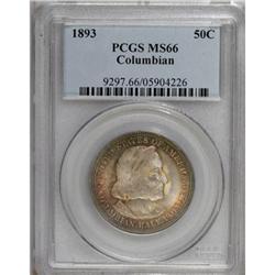 1893 50C Columbian MS66 PCGS