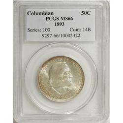 1893 50C Columbian MS66 PCGS
