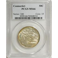 1935 50C Connecticut MS66 PCGS