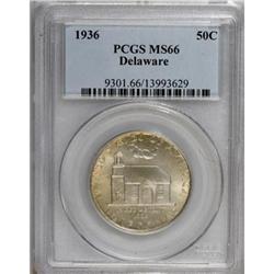 1936 50C Delaware MS66 PCGS