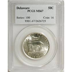 1936 50C Delaware MS67 PCGS