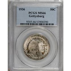 1936 50C Gettysburg MS66 PCGS