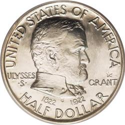 1922 50C Grant with Star MS65 PCGS