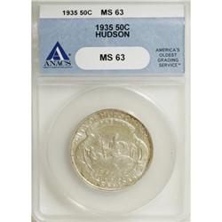 1935 50C Hudson MS63 ANACS