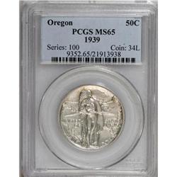 1939 SET Oregon PDS Set MS64 to MS65 PCGS
