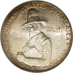 1921 50C Pilgrim MS67 NGC