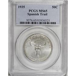 1935 50C Spanish Trail MS65 PCGS