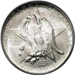 1936-D 50C Texas MS68 PCGS